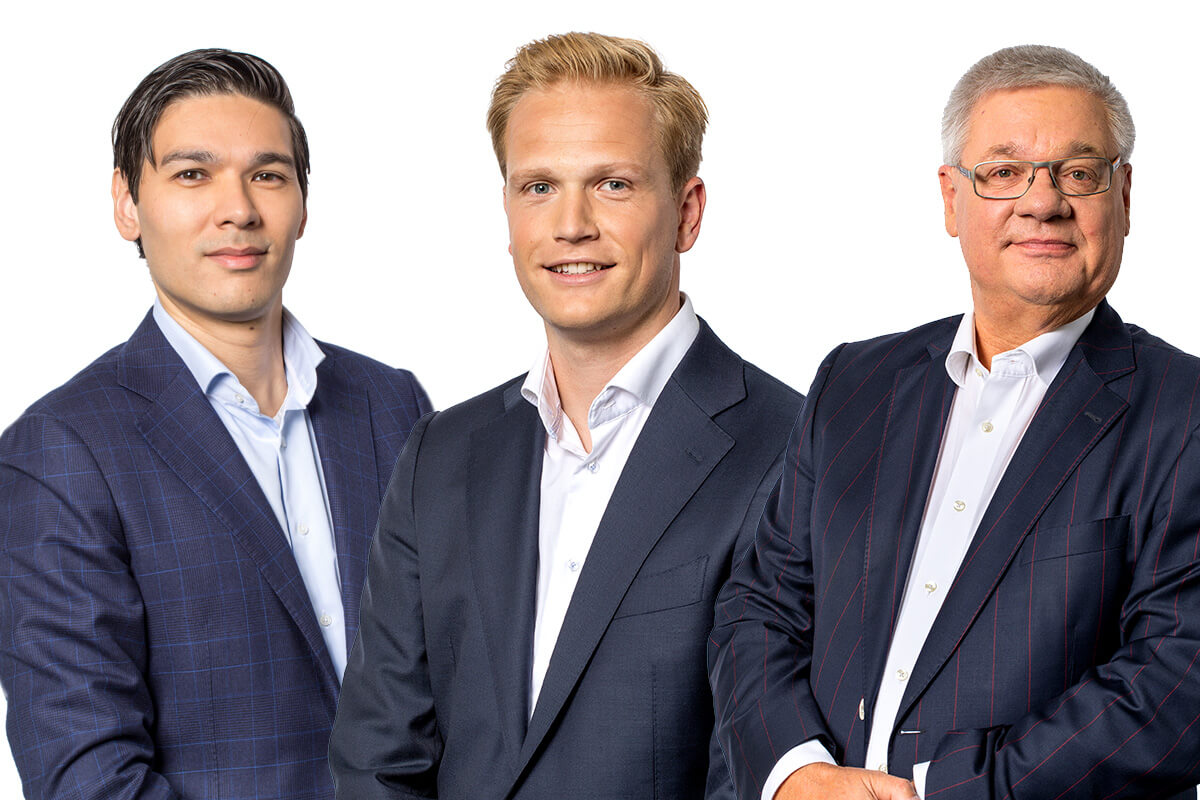 JBR emploie trois évaluateurs d'entreprises : Rocher Hulst, Rick ter Maat et Occo van der Hout.