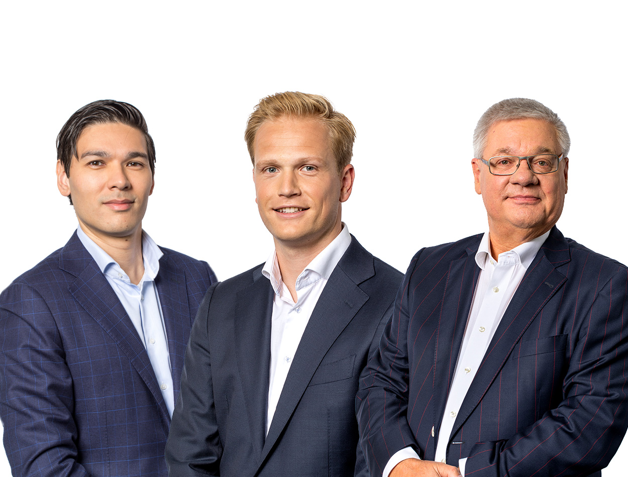 JBR compte trois évaluateurs d'entreprises : Rocher Hulst, Rick ter Maat et Occo van der Hout.