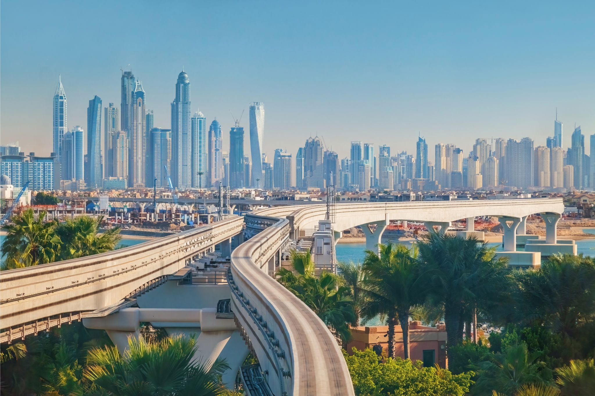 Ligne d'horizon de Dubaï