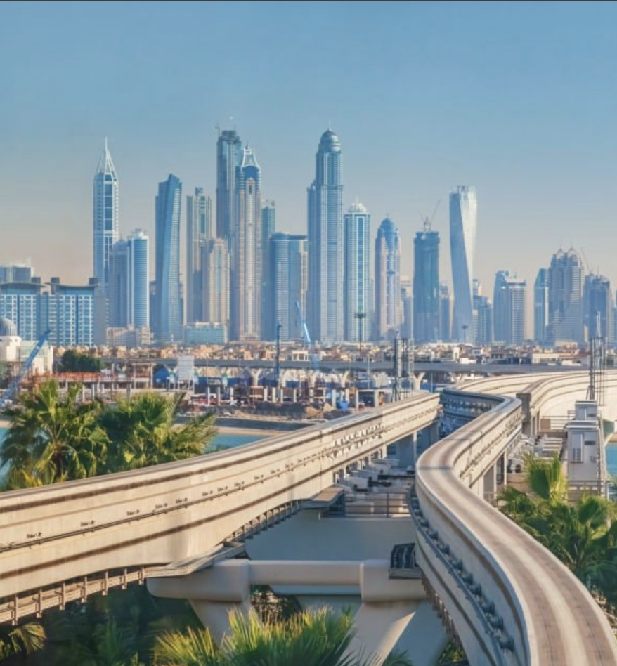 Ligne d'horizon de Dubaï